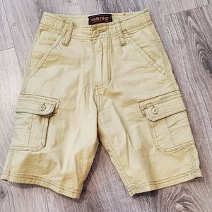 Wear First Boys Khaki Cargo Shorts